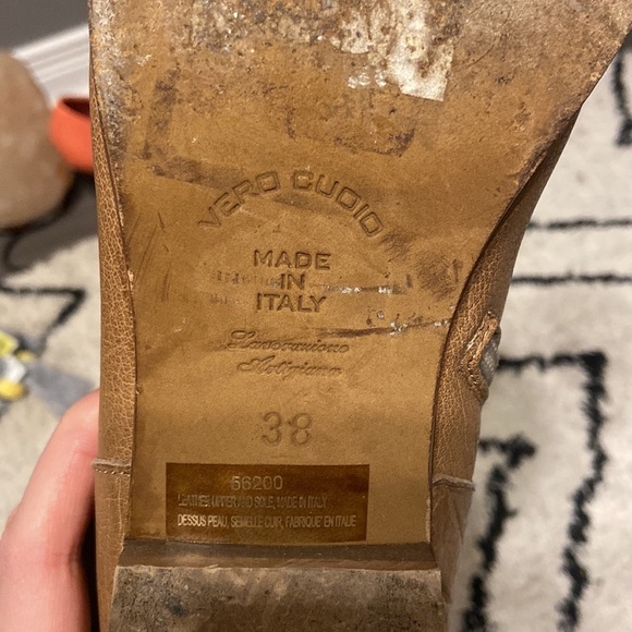 Leather boots with lace top - Picture 6 of 7